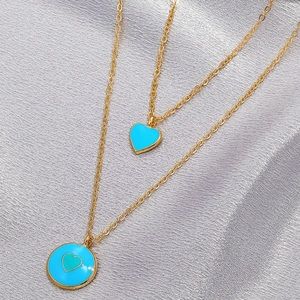 n e w | blue heart necklace ⭐️